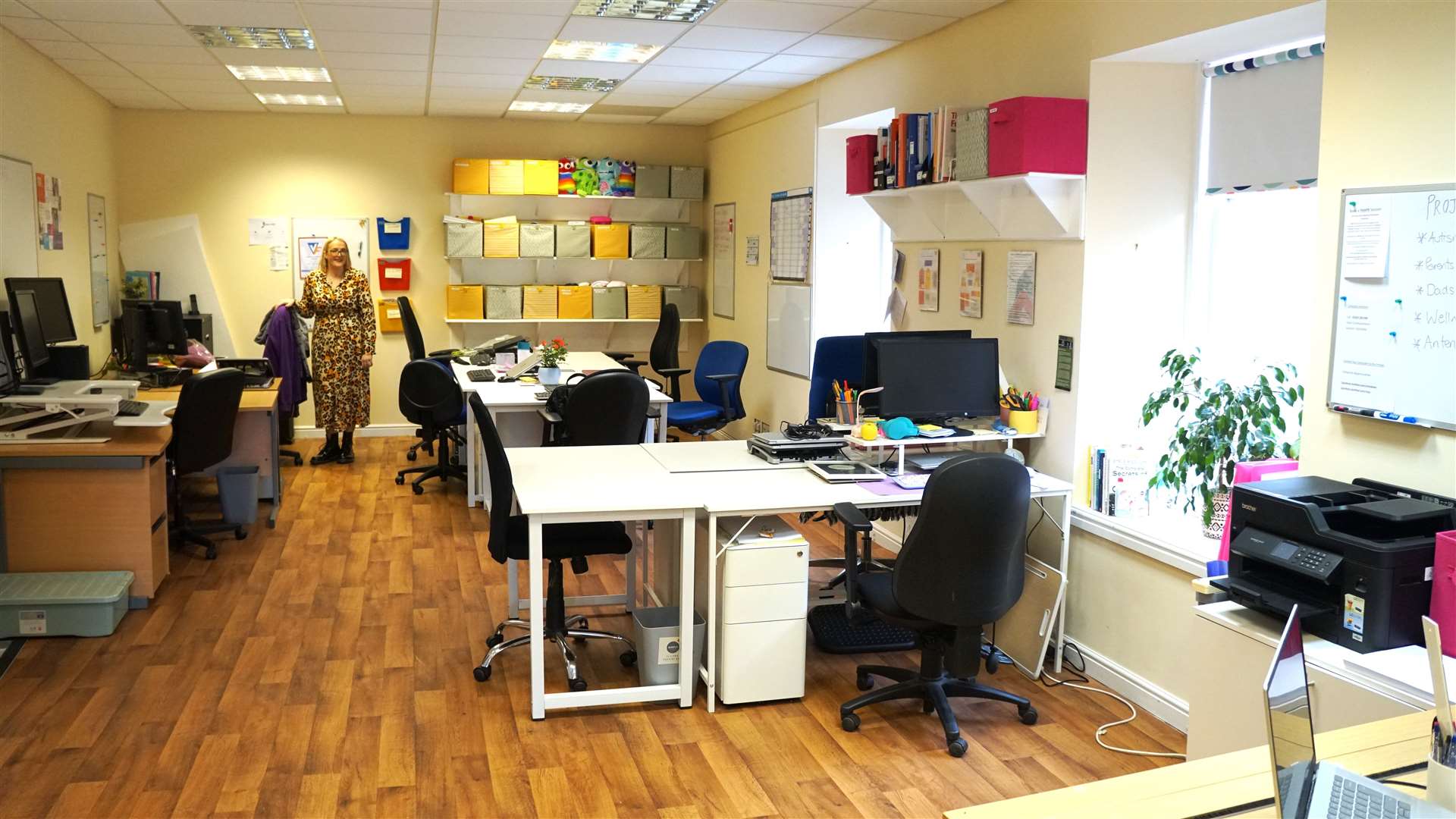 Home-Start's office in the top of its new premises on Kirk Lane. Picture: DGS