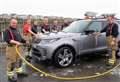 PICTURES: Wick fire team raise almost £400 charity cash at car wash event