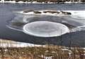 Could this be a record breaker? Halkirk man finds monster ice pancake on River Thurso 