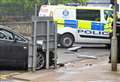 Two-car crash at Wick traffic lights