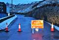 Landslide closes road in Wick