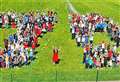 'Thank you, ma’am, for 70 years of wisdom and service' – Thurso primary school celebrates the Queen's Jubilee with a big number 70 