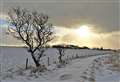 Highland Council clearing snow filled roads