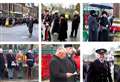 PICTURES: Parade and public brave the elements for Thurso’s Remembrance Day event