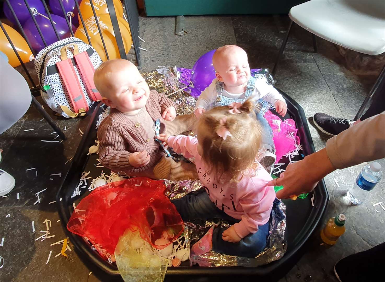 Sensory play session. Picture supplied