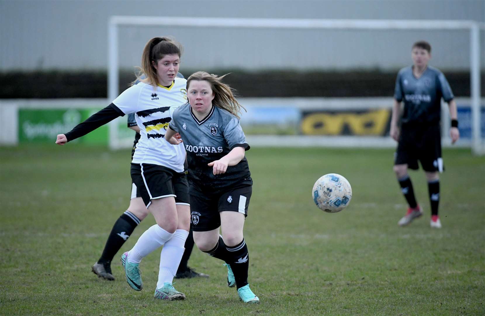Donna Majilton was on the scoresheet again for Caithness Ladies. Picture: James Mackenzie