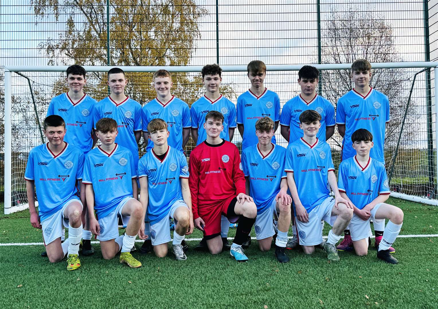 The Caithness United under-16 side who beat their Alness counterparts 6-1 in Easter Ross.