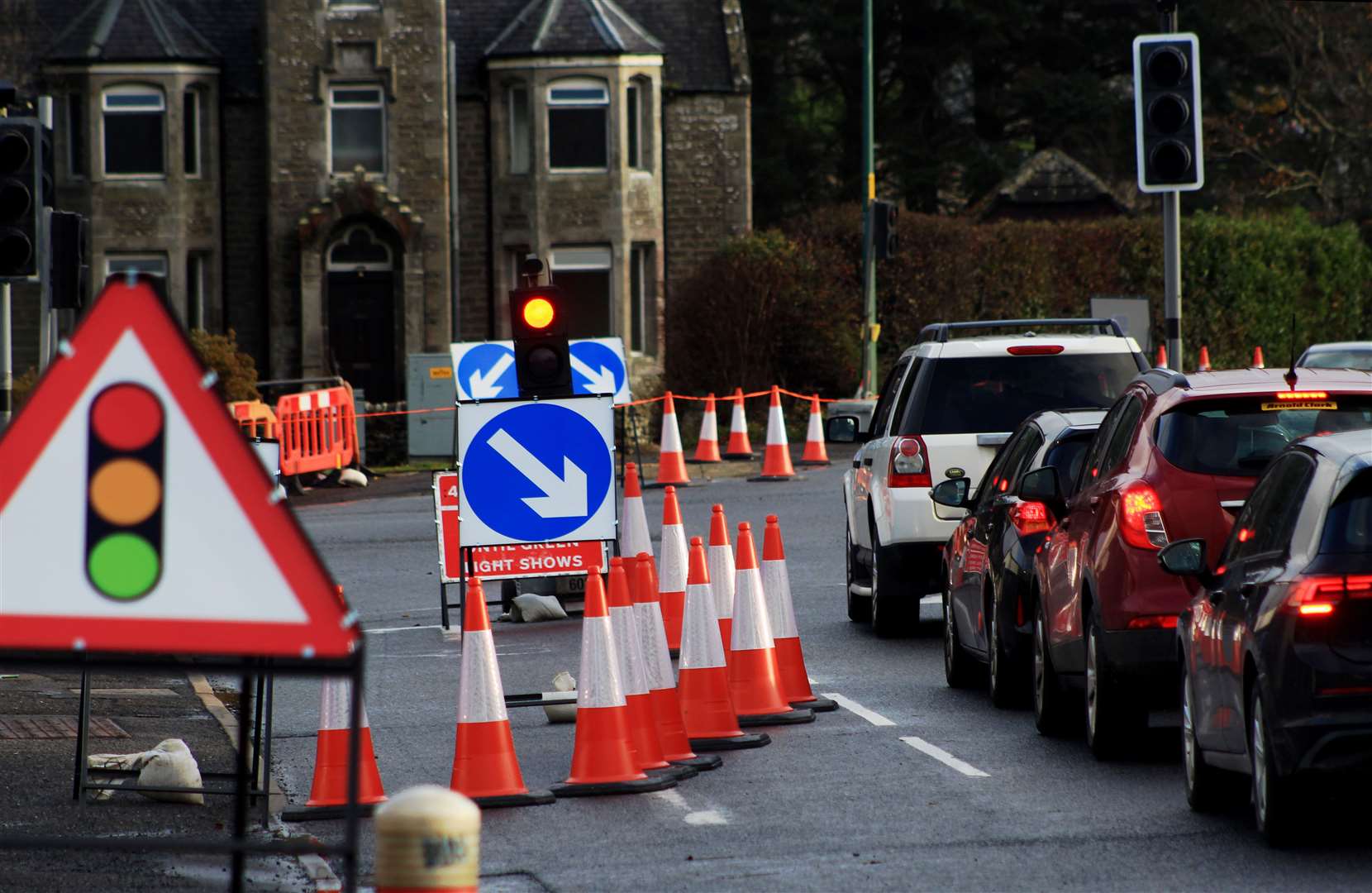 The Thurso roadworks could be 'devastating for the town' the community council heard.