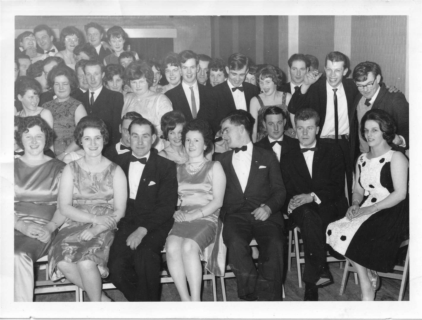 Revellers at a Young Farmers Club Ball in the late 1960s. (Nona Mackay)