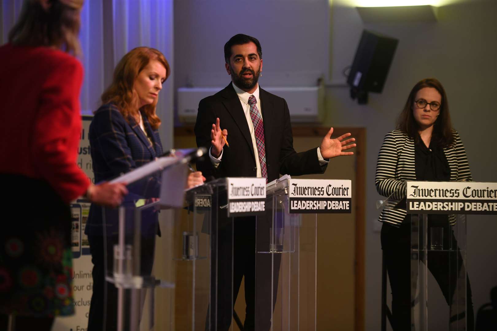 Ash Regan, Humza Yousaf and Kate Forbes were quizzed over a number of issues about Caithness and the wider Highlands at the debate. Picture: James Mackenzie
